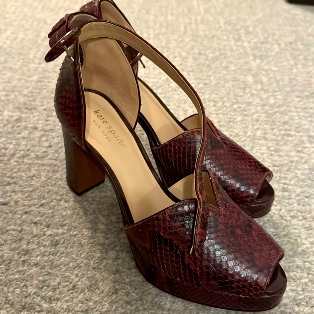 Kate Spade platform heels, size 8.5